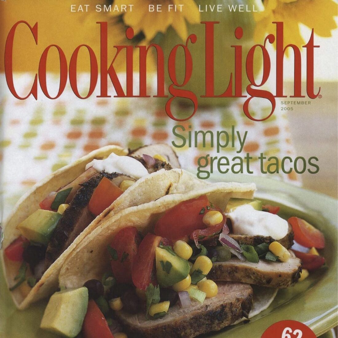 Cooking Light magazine cover.
